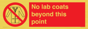 No lab coats beyond this point